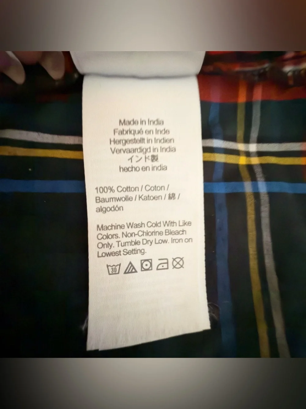 J. Crew lightweight plaid